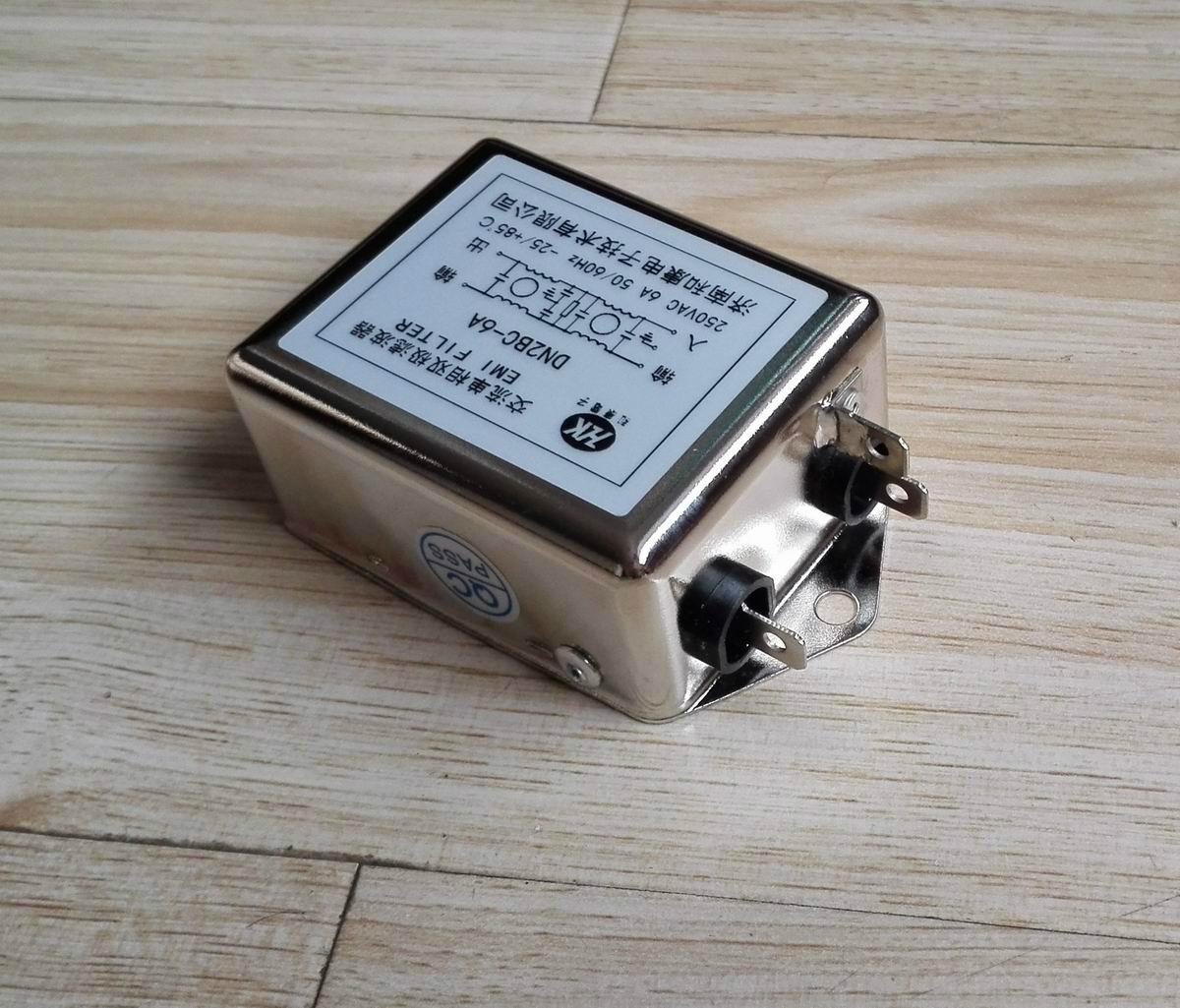  和康单相交流220V电源滤波器DN2C-6A10A20A 4