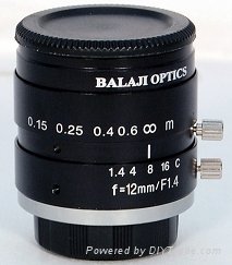 12 mm machine vision lenses (BMT-1412D) balaji optics in india