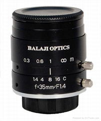 35 mm machine vision lenses (BMT-1435D) balaji optics in india