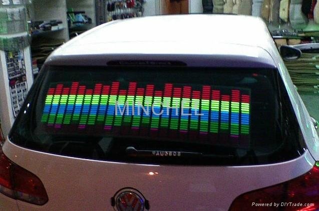 EL Car Sticker car window sticker luminous car sticker 2