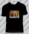 musical EL WIFI t shirts, LED flash T-Shirt 2