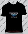 musical EL WIFI t shirts, LED flash T-Shirt 5