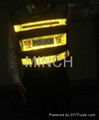 EL high visibility reflective safety vest for riding 2