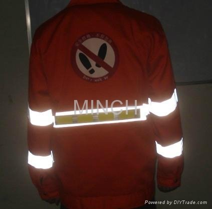 EL high visibility reflective safety vest for riding 5
