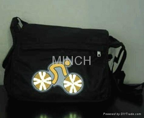 customized blingbling children backpack bag EL panel flash lighting sound music  3