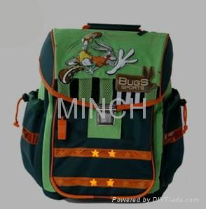 customized blingbling children backpack bag EL panel flash lighting sound music  5