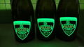 luminous label led label el label wine label lighting in dark place 1