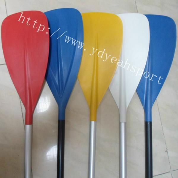 plastic blade and adjustable aluminum shaft sup paddle  2