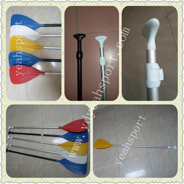 plastic blade and adjustable aluminum shaft sup paddle  5