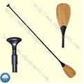 2013 newest design popular surfboard carbon fiber bamboo sup paddle