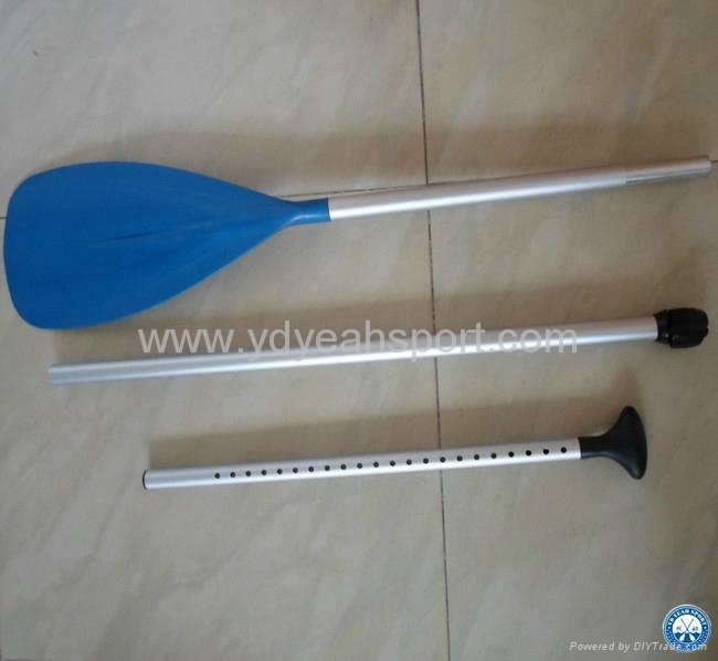 2 parts or 3parts quick adjustable folding sup paddle 2