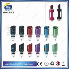 E-cig New 510 wide hole aluminum drip tip