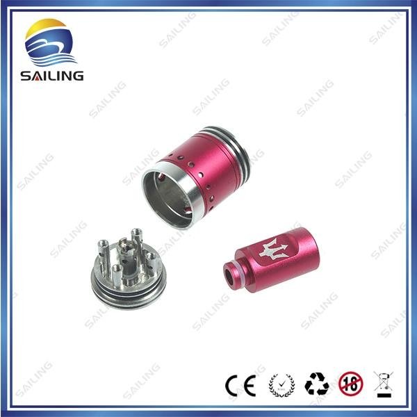 SAILING NEW Brand Poseidon RDA Rebuildable Dripping Atomizer with 6 colors 2