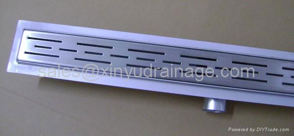 Stainless steel horizontal outlet linear floor drain  2