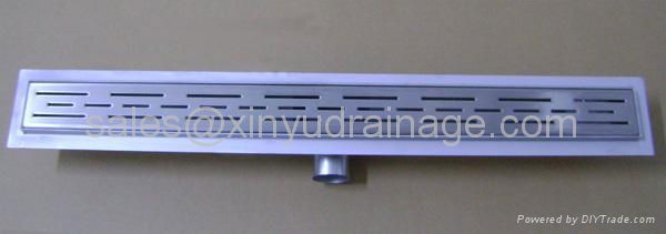 Stainless steel horizontal outlet linear floor drain  3