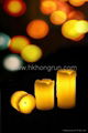 votive candles dripping set 