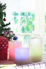 Colour changing candle set-melt with remote controlled