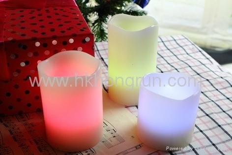 Colour changing candle set-melt with remote controlled 4