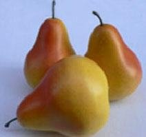 Artificial fruits pear for home display
