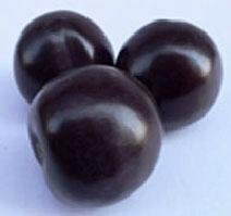 Artificial fruit black plum as toys