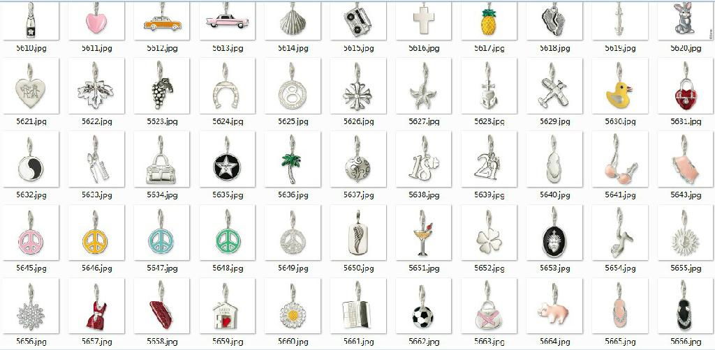 3USD/PC thomas sabo charm wholesale