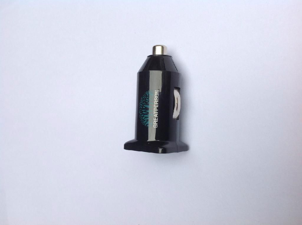 Single USB car charger （in black）