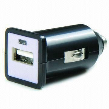 单USB车载充电器(黑色) 5