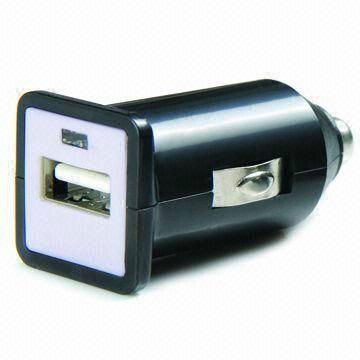 Single USB car charger （in black） 5