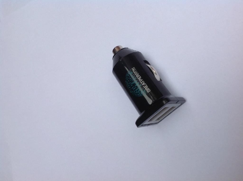 双USB车载充电器(黑色) 5