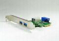 USB3.0 PCI-E转接卡  GP3017A  4