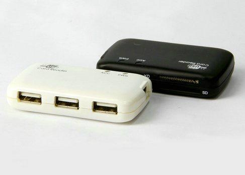USB2.0外置Combo（USB Hub+多功能讀卡器）  GC001  3