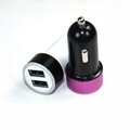 Dual USB car charger 2.4A  GC8307