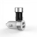 Dual USB car charger 2.4A  GC8307 5