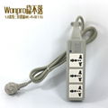 Wonpro  3 gang Universal Sockets Extension(WE-4-DE116) 3