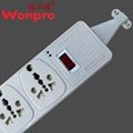 Wonpro 5 gang  13A Big South Africa Sockets Extension 3