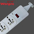 Wonpro 5 gang  13A Big South Africa Sockets Extension