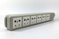 6 gang GB Socket-outlet Extension