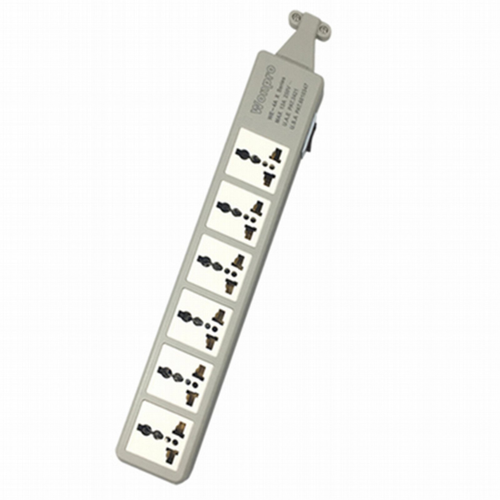 6 gang Universal Sockets Extension with side switch 5