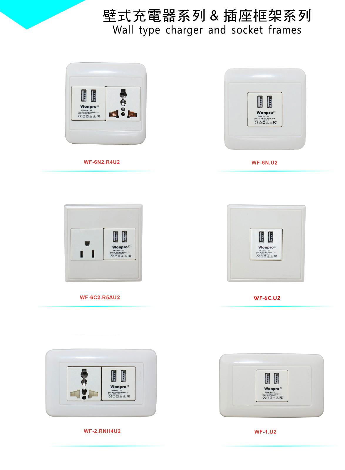 Multi-function Wall Sockets(with 2 USB outlets) 2