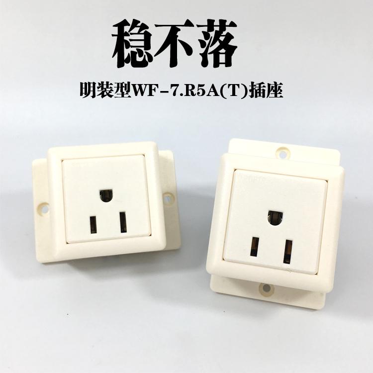 外露式一位万用多用途插座 (WF-7.R4-W) 2