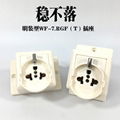 Convex Type 1 gang Universal Socket (WF-7.R4-W) 7