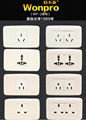 Wonpro 2 gang Socket outlet series 1