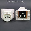 Convex Type 1 gang Universal Socket (WF-7.R4-W)