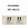 Wonpro Buried type 2 gang Industrial Sockets Series 8