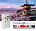 全球轉換插頭雙USB出國旅遊轉換器日本美國韓國英國電源插座 15