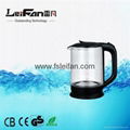 New on sales 1.5 liter high quality single wall electric glass kettle