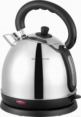 Stainless steel electric kettle 1.7L capacity