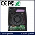 Black CA100 Plasma Car Air Purifier with CE FCC ROHS Certification  3