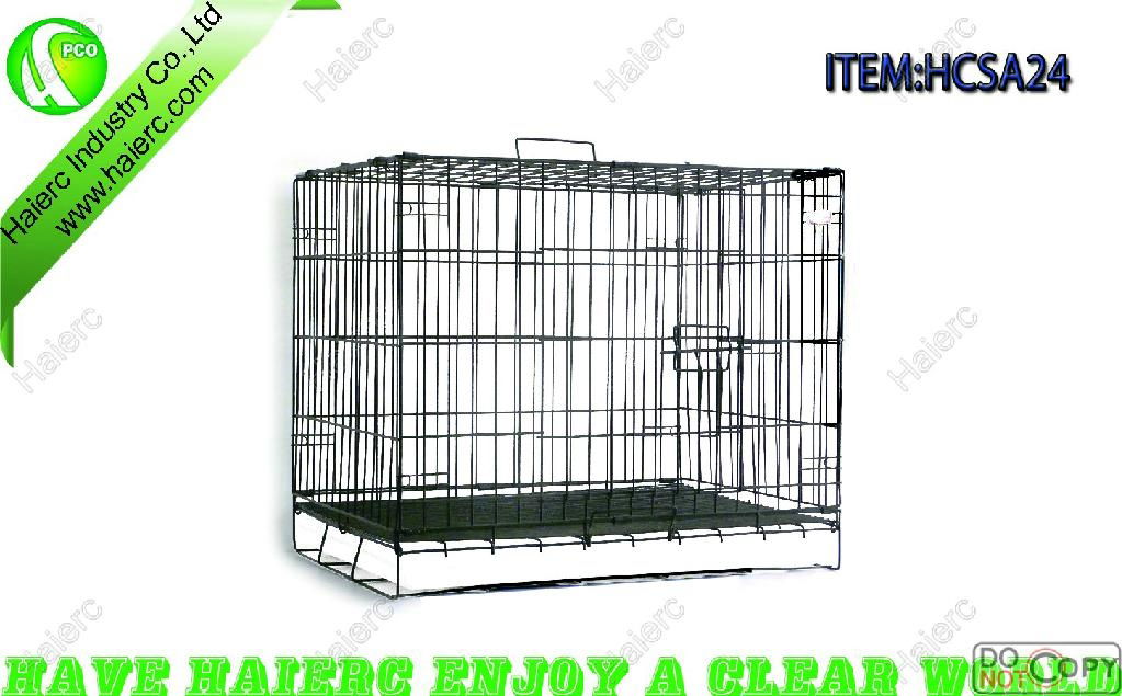 Foldable animal  crate  2