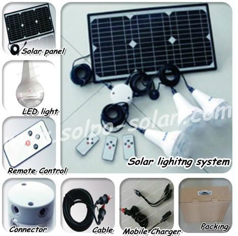 Mini Solar Home Lighting Kits solar power flashlighting